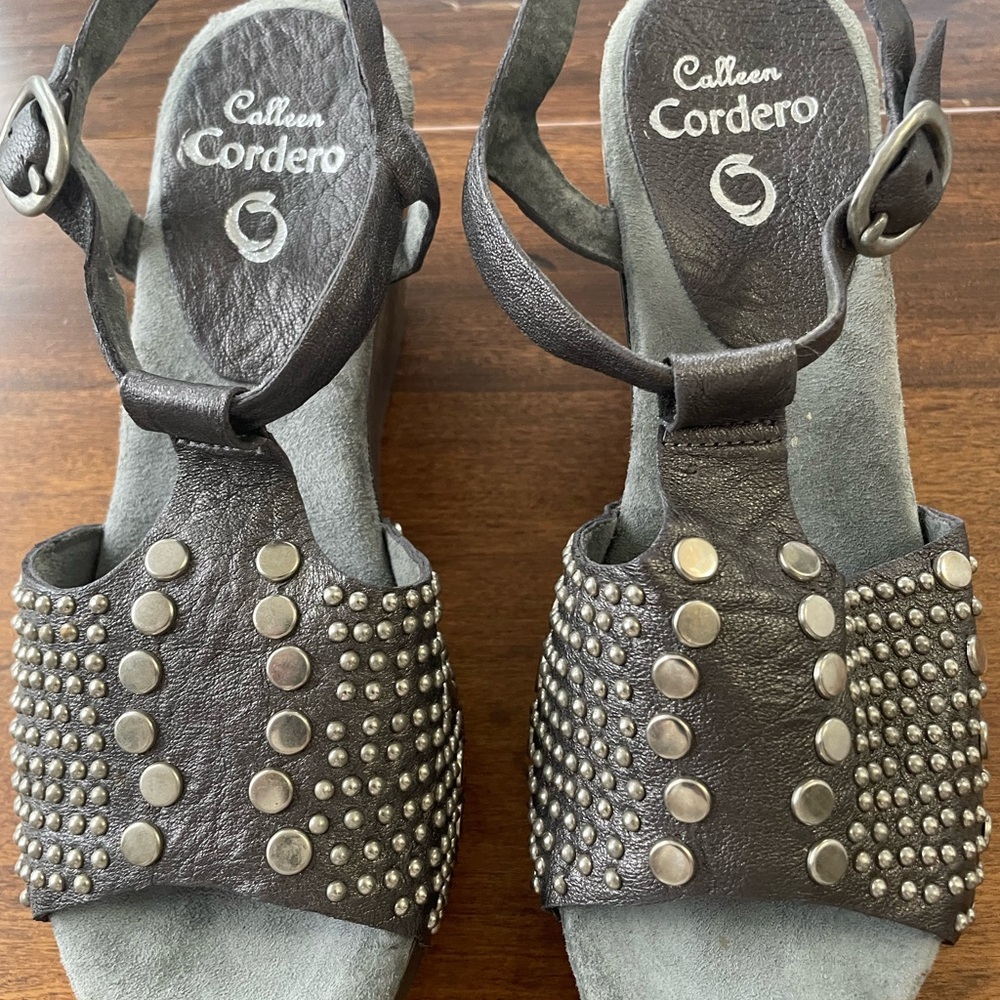 Colleen Cordero Black Studded Women's Sandals